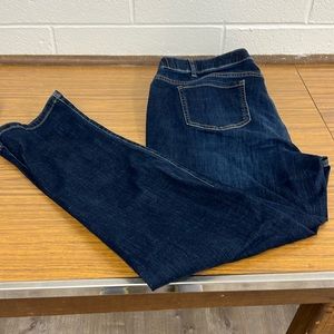 Women’s Size 18 J Jill Denim Boyfriend Straight Leg Ankle Jean. Great condition